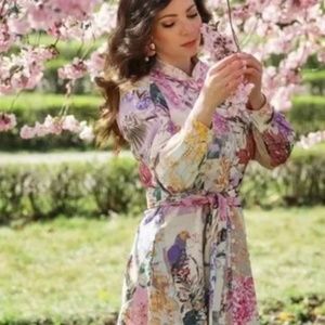 Zara Floral Print Mini Dress